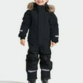 thumbnail image 1 of Hicidod Toddler Snowsuits One Piece Waterproof Windproof Jumpsuits Winter Outdoor Overalls Snowboarding Ski Suits, 1 of 6