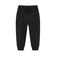 thumbnail image 1 of Hicidod Toddler Sweatpants Cotton Sweatpants Unisex Active Athletic Pants Solid Pocket Drawstring Joggers Pants for Kids Boys Girls, 1 of 3