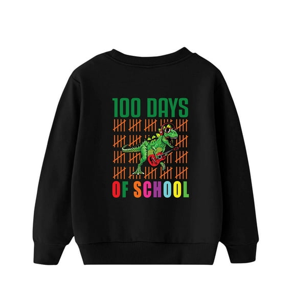 Hicidod Toddler Sweatshirt Cotton Long Sleeve Crewneck Print Pullover Fall Casual Soft Shirt Sweater Tops for Girls Boys