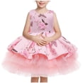 thumbnail image 1 of Hicidod Tutu Dress for Girls Tulle Princess Prom Dresses for Toddler Kids Little Girl Cute Fancy Birthday Party Ball Gown, 1 of 7