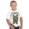 thumbnail image 1 of Hick Camo Printed Tuxedo Bachelor Boys Kids T Shirt Tees Tops Teen Brisco Brands XS, 1 of 6