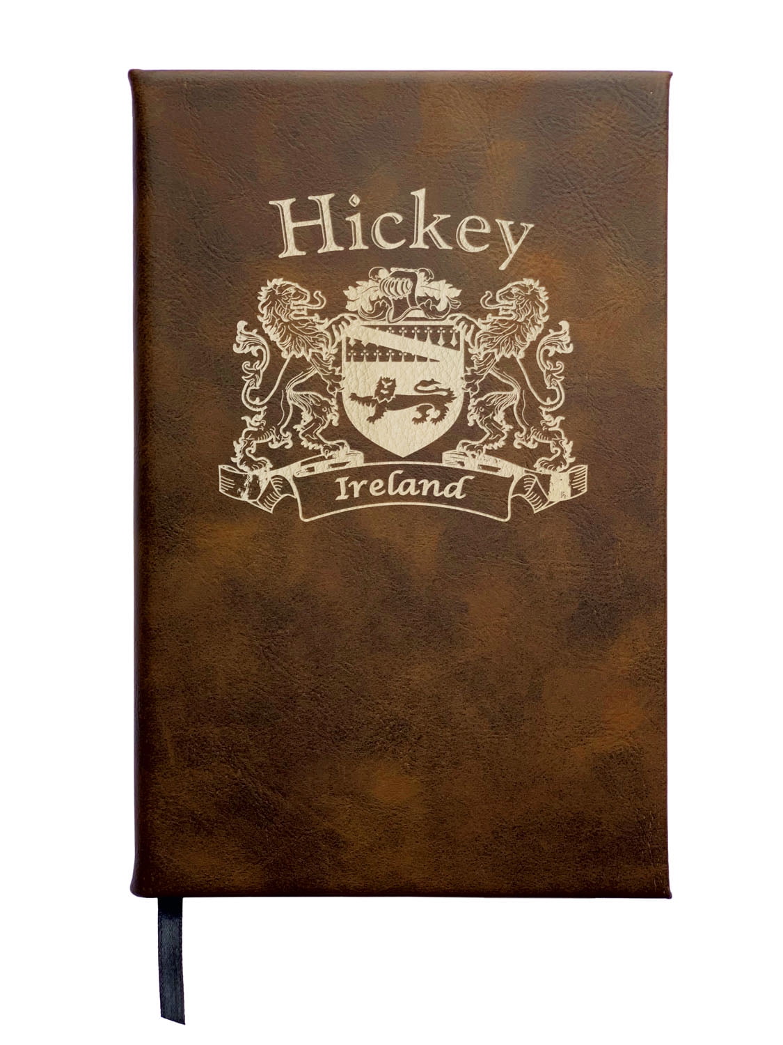 Hickey Irish Coat of Arms Leather Journal