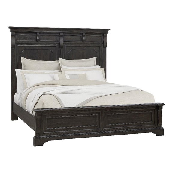 Hickory Creek King Panel Bed in Brown Wood Finish by Pulaski Furniture