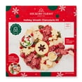 thumbnail image 1 of Hickory Farms Holiday Wreath Charcuterie Kit | Sausage & Cheese Christmas gift under $50, 1 of 8