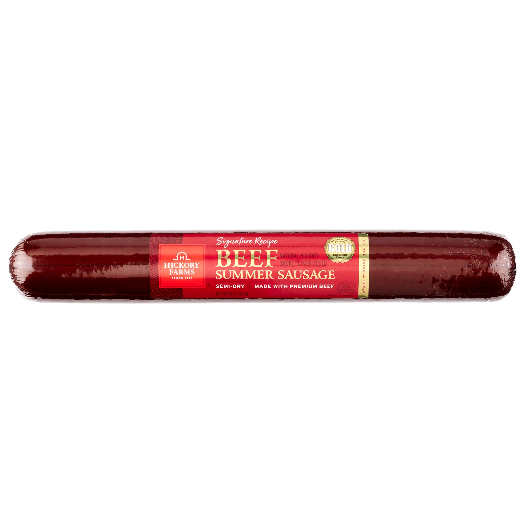 Hickory Farms PartySize Signature Beef Summer Sausage, 26 ounces