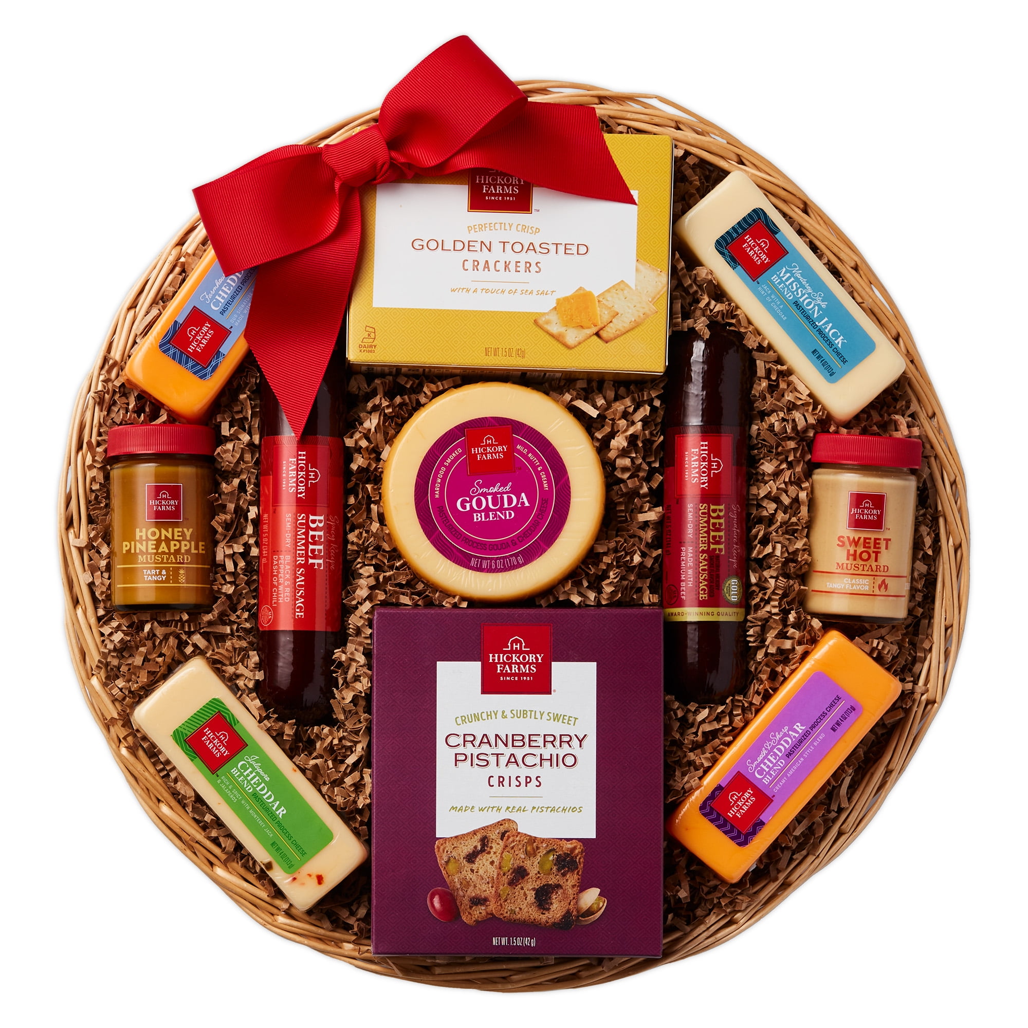 Hickory Farms Select Meat and Cheese Gift Gourmet Food Gift Basket
