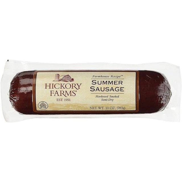 Hickory Farms Summer Sausage Hardwood Smoked (Single Pack)
