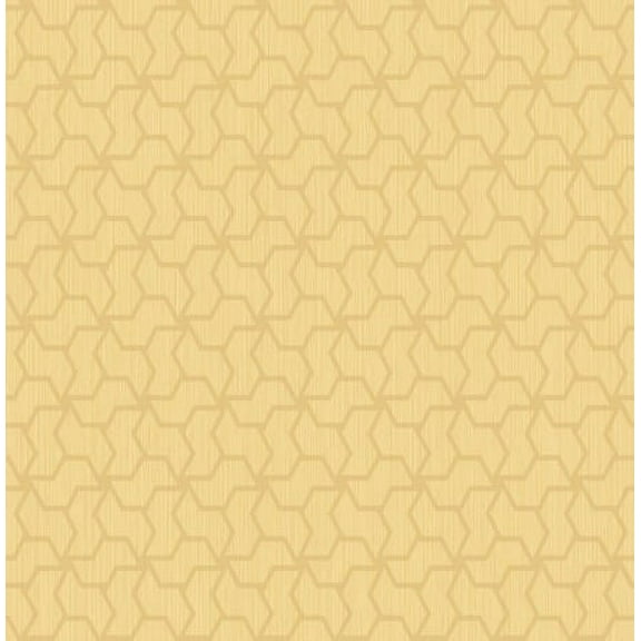 Hickory Geo Wallpaper Bolt- Gold