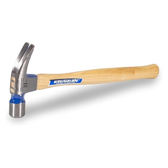 Hickory Handle Series Framer Hammer, 24oz Milled Face, Made In The USA, 505M, VN12320