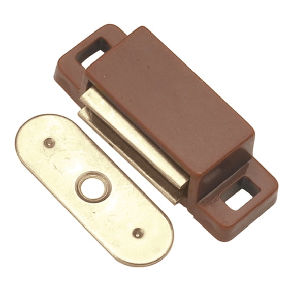 Hickory Hardware 1-1/2 Inch Small Magnetic Catch - Statuary Bronze P650-STB