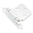 thumbnail image 1 of Hickory Hardware Surface Self-Closing Collection Hinge (Pair) - White, 1 of 5