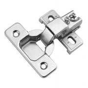 Hickory Hardware 2 in. W X 1 in. L Nickel Steel Overlay Hinge 10 pk
