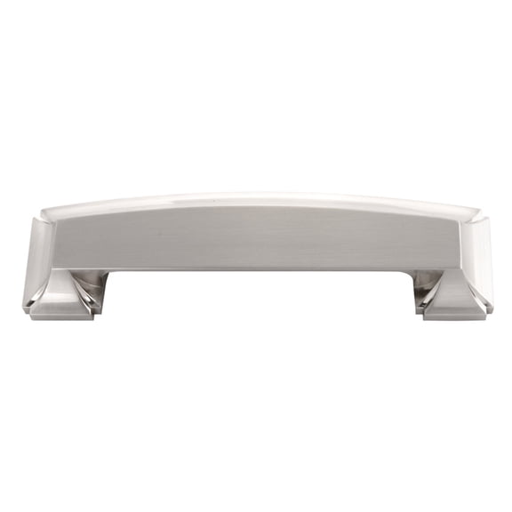 3"/96mm CTC Bridges Cabinet Cup Pull - Satin Nickel