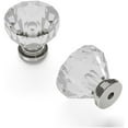 thumbnail image 1 of Hickory Hardware Crystal Palace Collection Knob 1-1/4 Inch Diameter Crysacrylic with Polished Nickel Finish, 1 of 7