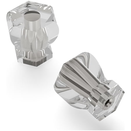 Hickory Hardware Crystal Palace Collection Knob 1-3/16 Inch Diameter Crysacrylic with Polished Nickel Finish
