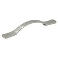 thumbnail image 1 of 5025005 CABINET PULL SN 3/4""W Hickory Hardware Euro-Contemporary Contemporary Bar Cabinet Pull 4 in. Satin Nickel (Pack of 10), 1 of 3
