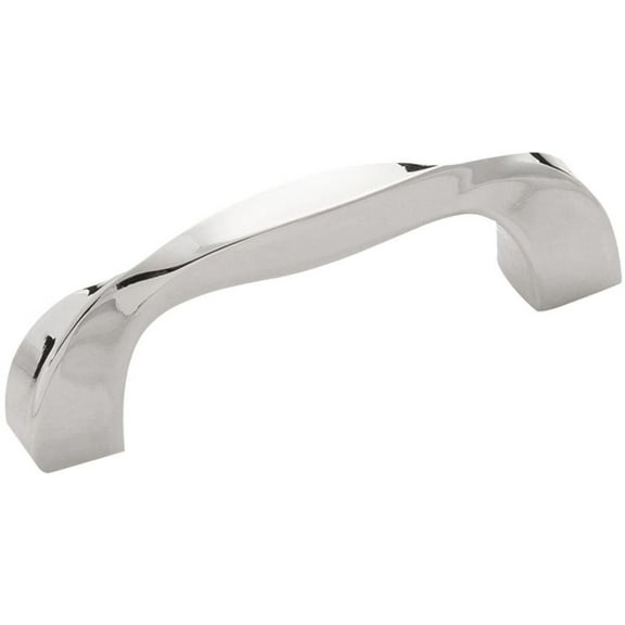 Hickory Hardware H076015-14 3 in. Twist Pull, Polished Nickel