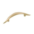 thumbnail image 1 of Hickory Hardware H076647-FUB 3 in. Center to Center Willow Pull, Flat Ultra Brass, 1 of 1