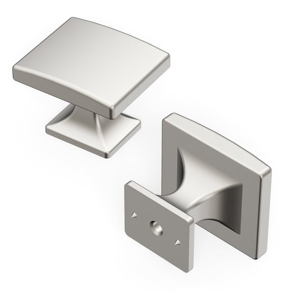 Hickory Hardware H076699-SN 1.43 x 1.25 in. Forge Knob, Satin Nickel