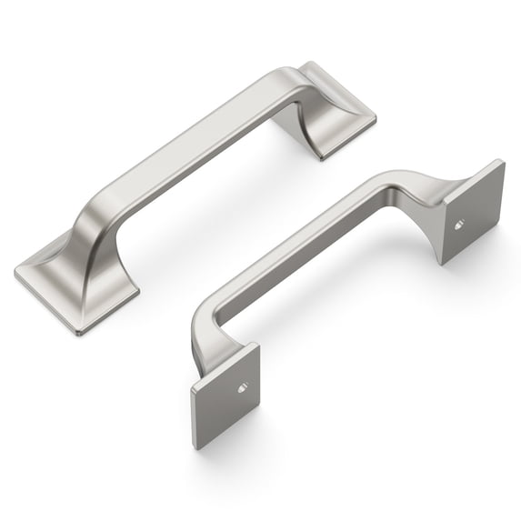 Hickory Hardware H076700-SN 3 in. Center to Center Forge Pull, Satin Nickel