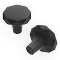 thumbnail image 1 of Hickory Hardware H077839MB-10B 1.25 in. Karat Cabinet Knob, Matte Black - Pack of 10, 1 of 7