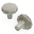 thumbnail image 1 of Hickory Hardware H077839SN-10B 1.25 in. Karat Cabinet Knob, Satin Nickel - Pack of 10, 1 of 7