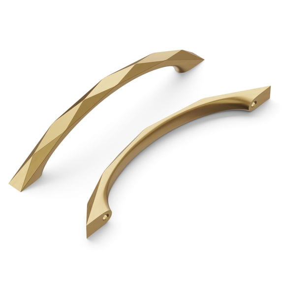 Belwith BWH077842 CBZ 128 mm Center-to-Center Karat Pull - Champagne Bronze