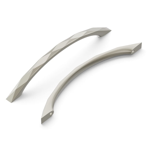 Hickory Hardware H077843 Karat 6-5/16" Center To Center Modern Glam Faceted Arch Bow