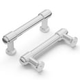 thumbnail image 1 of Hickory Hardware H077851CH-10B 3 in. CC Piper Cabinet Pull, Polished Chrome - Pack of 10, 1 of 7