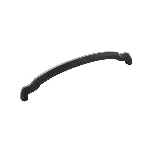 Hickory Hardware H077865 Veranda 6-5/16" Center To Center Arch Cabinet Pull - Black