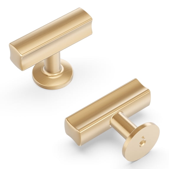Belwith BWH077878 CBZ 49 mm Woodward T-Knob - Champagne Bronze
