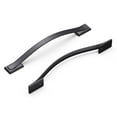 thumbnail image 1 of Hickory Hardware H078773MB 6.3125 in. Center to Center Dover Collection Pull, Matte Black Finish, 1 of 7