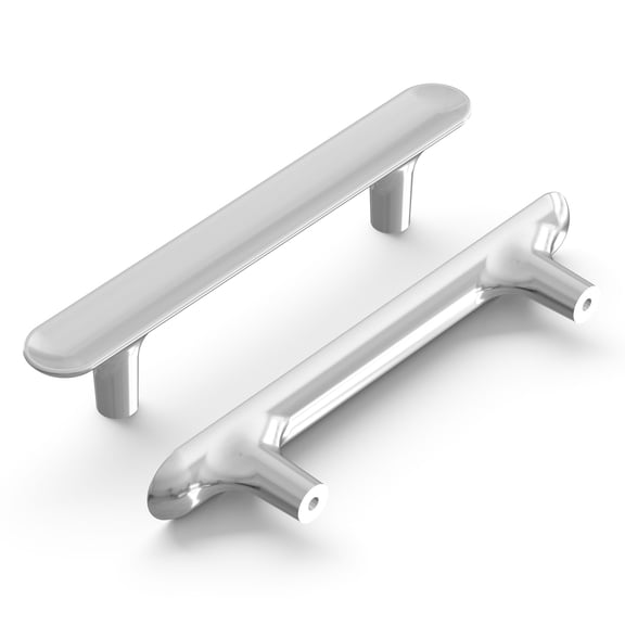 Hickory Hardware H078779CH 3.75 in. Center to Center Maven Collection Pull, Chrome Finish