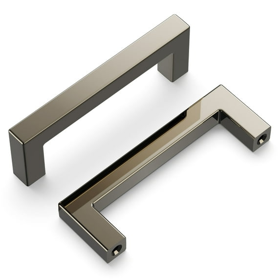 Hickory Hardware HH075326-14-10B 3 in. CC Skylight Cabinet Pull, Polished Nickel - Pack of 10