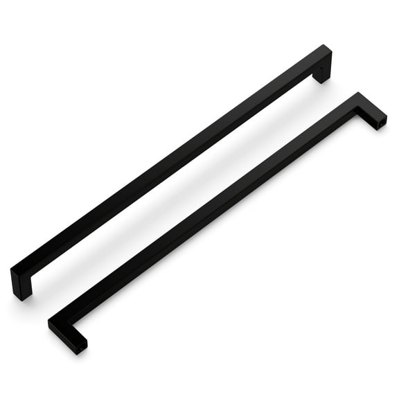 Hickory Hardware HH075336-MB-5B 12 in. CC Skylight Cabinet Pull, Matte Black - Pack of 5