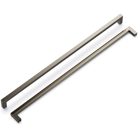 Hickory Hardware HH075337-14 Skylight Collection Pull 18 in. C & C Polished Nickel Finish