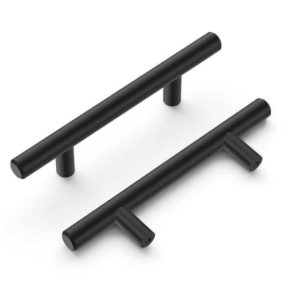 Hickory Hardware HH075593-MB 3 in. Bar Pull, Matte Black