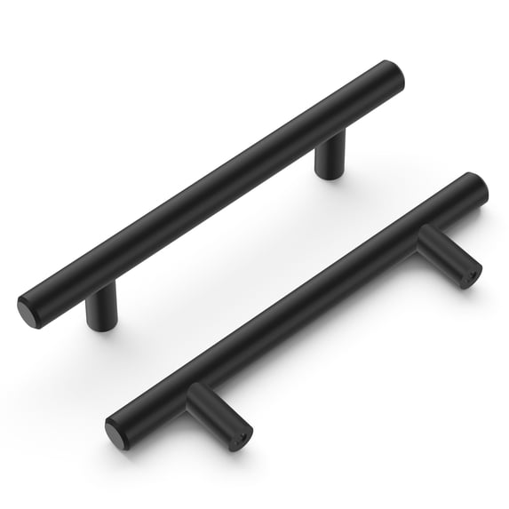 Hickory Hardware HH075594-MB 96 mm Bar Pull, Matte Black