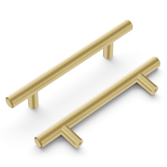 Hickory Hardware HH075594-RLB 3.75 in. Bar Pull Center to Center Pull - Royal Brass