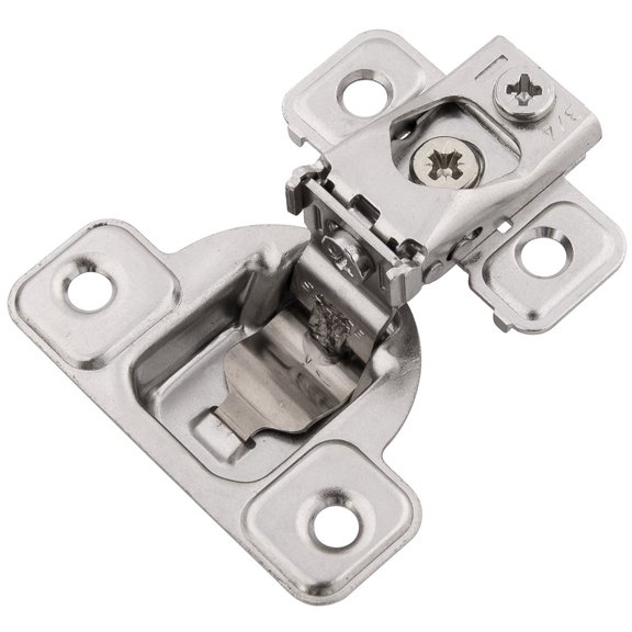 Hickory Hardware Hh075218 3/4" Overlay Concealed Euro Cabinet Door Hinge - Nickel