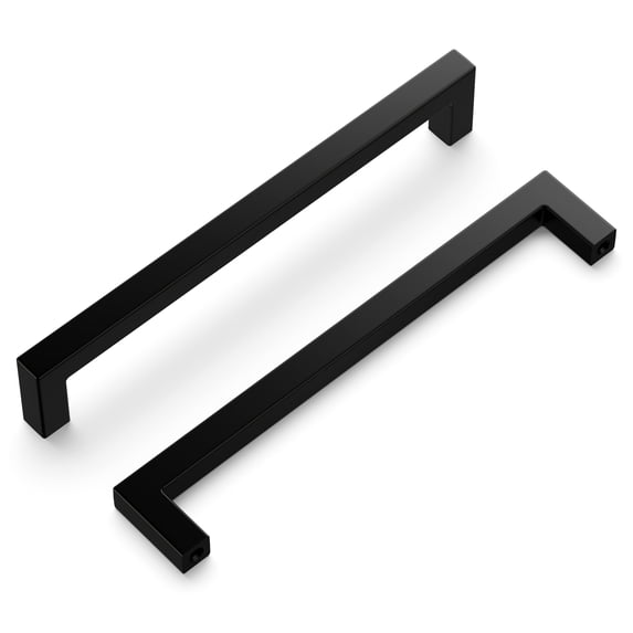 Hickory Hardware HH075329-MB 6.3125 in. Center to Center Skylight Collection Pull, Matte Black Finish