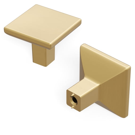 Hickory Hardware Hh075341-10Pack Skylight Pack Of (10) 1-1/4" Square Cabinet Knobs /