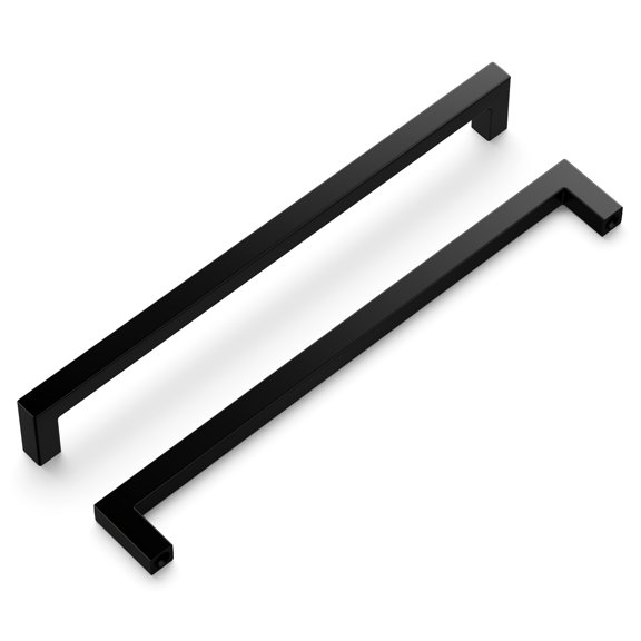 Hickory Hardware Hh075422 Skylight 8-13/16" Center To Center Square Large Cabinet Handle /