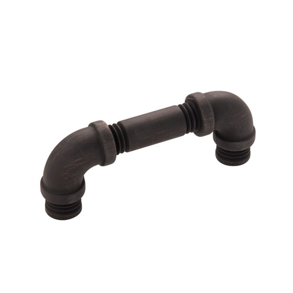Hickory Hardware Hh076013 Pipeline 3" (76Mm) Center To Center Rustic Industrial Pipe Style