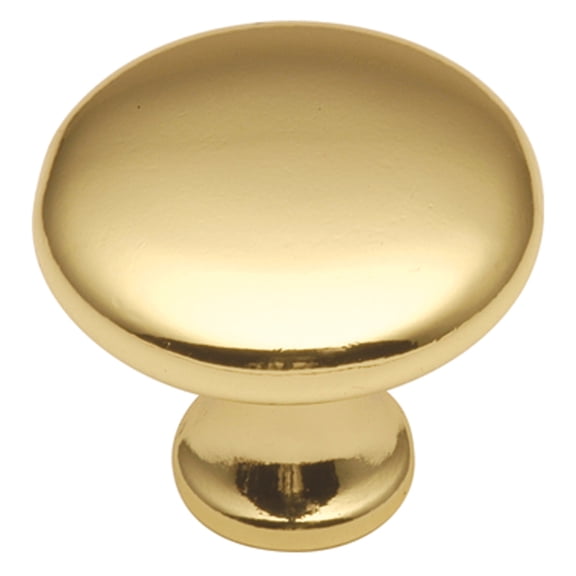 CABINET KNOB PB ZINC 1"" (Pack of 1)
