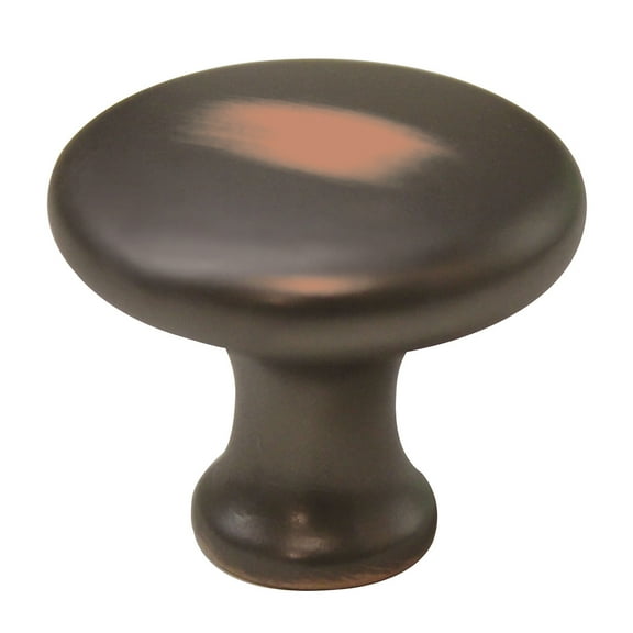 Hickory Hardware Conquest Collection Knob, 1-1/8" Dia. - Oil Rubbed Bronze Highlighted