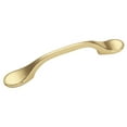 thumbnail image 1 of Hickory Hardware Conquest Collection Pull, 3" C/C - Polished Brass, 1 of 1