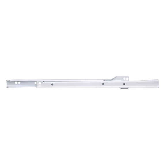 Hickory Hardware P1700-18-W-5B 18 in. Bottom Mount Drawer Slide, White - Pack of 5
