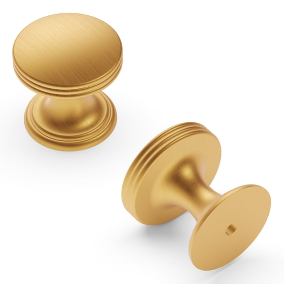Hickory Hardware P2140 American Diner 1" Round Classic 50S Retro Cabinet Knob / Drawer