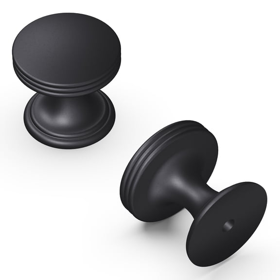 Hickory Hardware P2140 American Diner 1" Round Classic 50S Retro Cabinet Knob / Drawer
